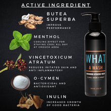 Load image into Gallery viewer, Mens Intimate Wash 240 ml What A Wash- Male Care , Hygiene Wash - Natural Soap for Men & Increase Sexual Health